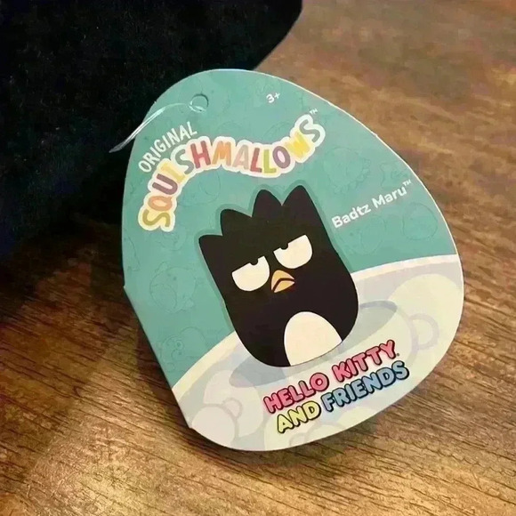 Squishmallows Original Sanrio Badtz Maru 8 Inch Hello Kitty - Picture 3 of 9